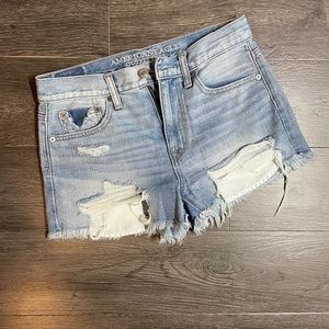 JEAN SHORTS HIGH RISE